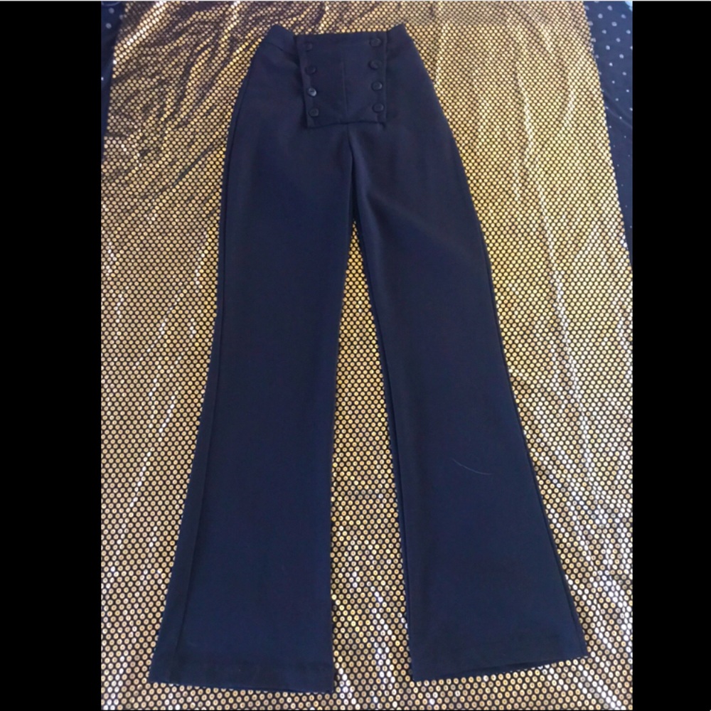 High Waisted Sailor Pants